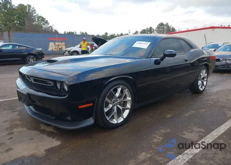 2022 Dodge Challenger Gt из США, поврежденный, VIN 2C3CDZJG1NH124951